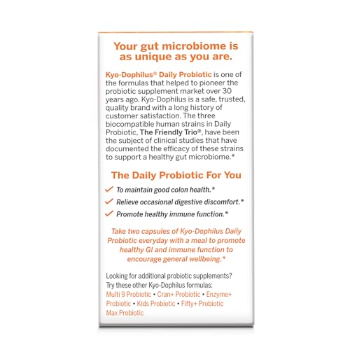 Kyolic Kyo-Dophilus Daily Probiotic – Immune Health & Digestive Support