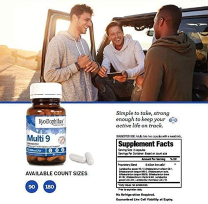 Kyolic Kyo-Dophilus Multi 9 Probiotic – Strong Gut Health | 90 Capsules