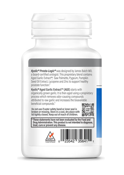 Kyolic Specialty Series Prosta-Logic, Healthy Prostrate*, 60 Capsules