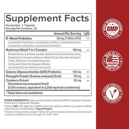 Vaginal Probiotics for Women - pH Balance, Odor Control, Flora, Immune Support - 60 CT