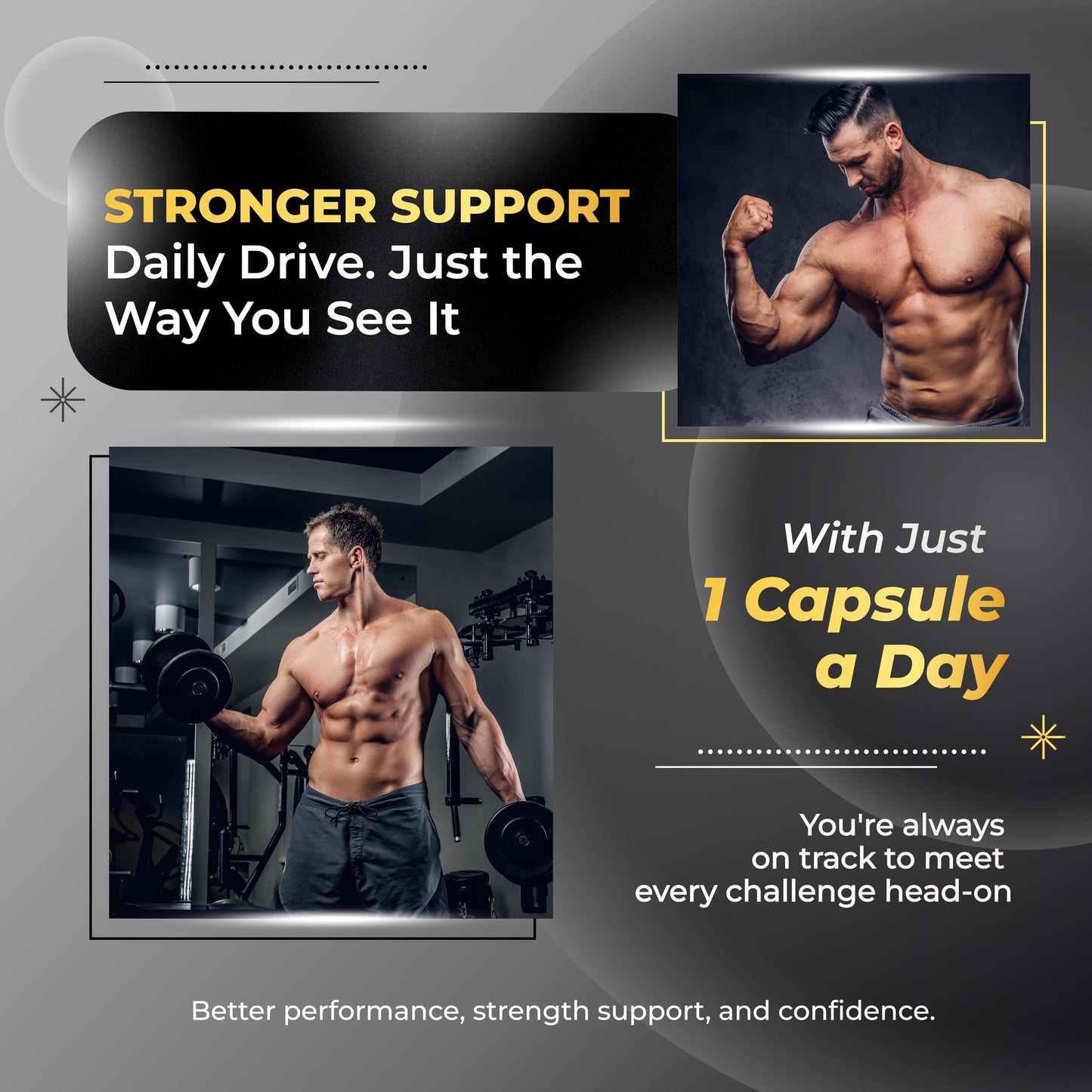 Ultra Muscle Builder Supplement – L-Arginine & Tribulus, 150 Capsules