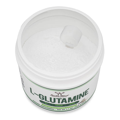 L-Glutamine Powder 1.1lbs (100 Servings) Unflavored - Keto & Vegan | Double Wood