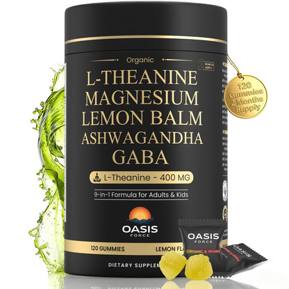 L-Theanine 400mg Gummies – Sleep & Calm Support (Kids & Adults)
