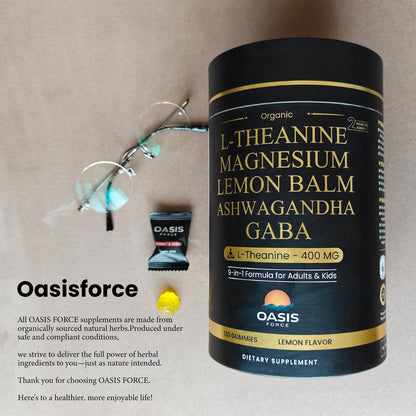 L-Theanine 400mg Gummies – Sleep & Calm Support (Kids & Adults)