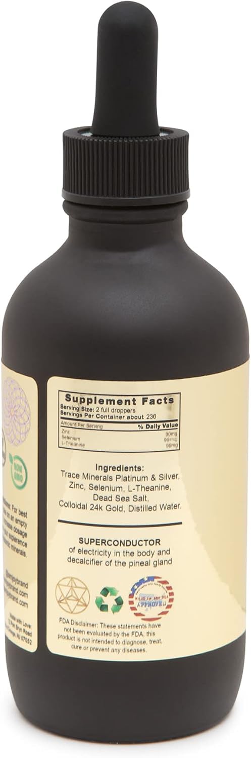 I Am Joy Co. Ormus Monoatomic Gold Fusion Focus 4oz – Pineal Detox, Lucid Dreaming