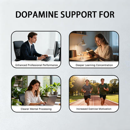 L-Tyrosine Dopamine Brain Food 650mg | Mental Energy & Focus (Vegan, 60 Count)