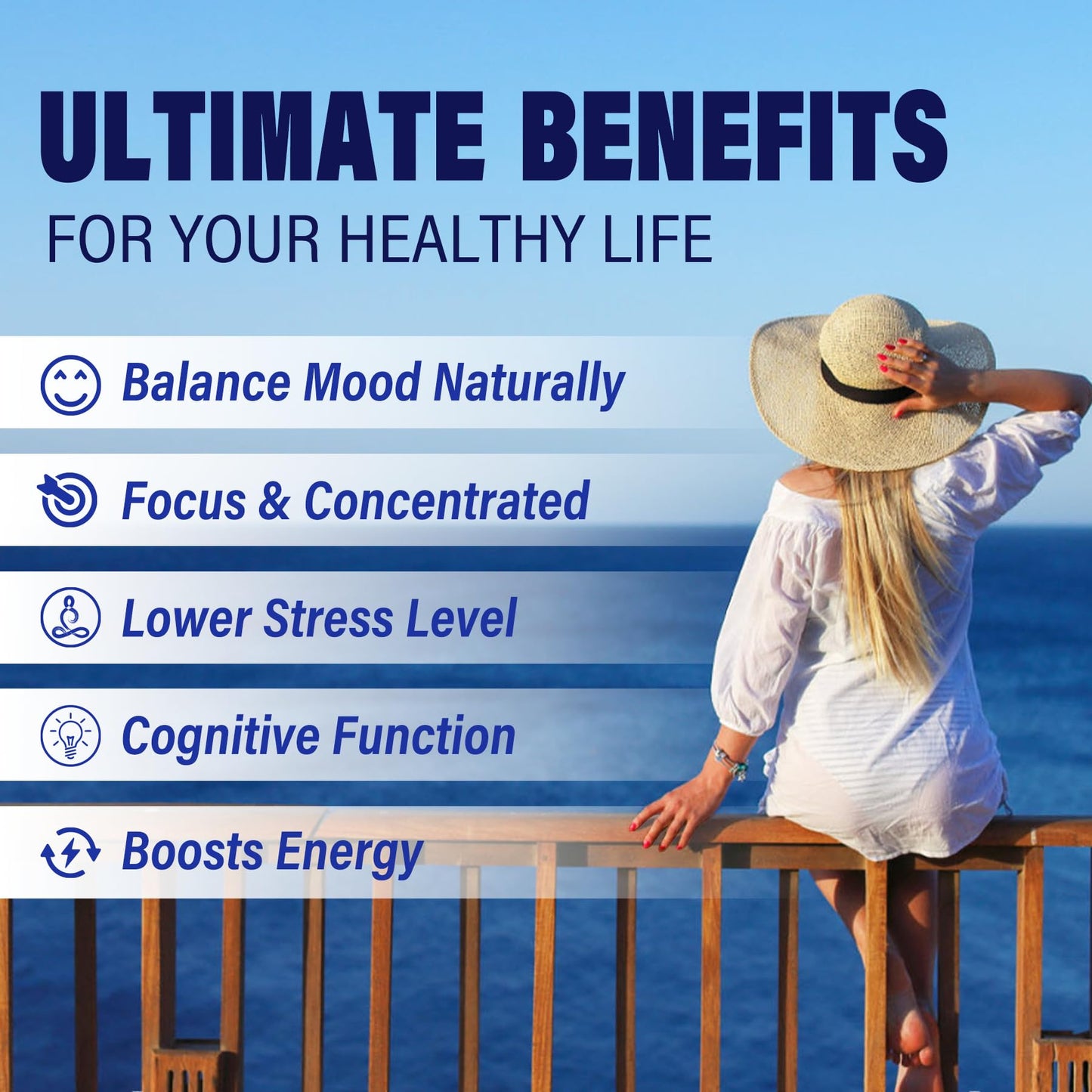 L Tyrosine Gummies 1100mg – Focus, Mood Support & Energy | 120ct