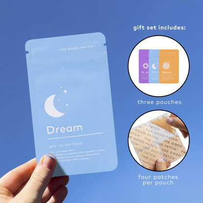 LA MEND The Good Patch Get Balance Mixed Bundle - B12 Awake, Dream, Rescue & Relax Patches