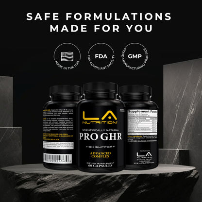 LA Nutrition HGH Supplements for Men & Women - Longevity & Immune Support - 60 Capsules