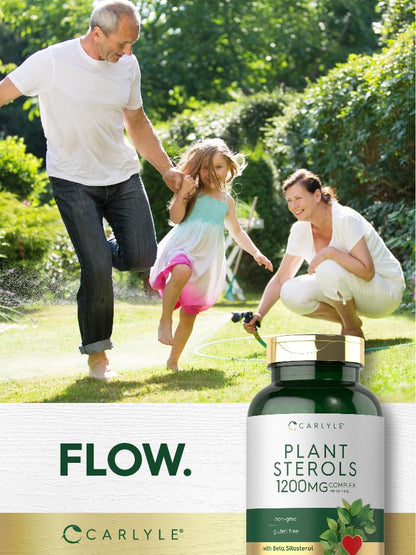 Carlyle Plant Sterols 1200 mg | 240 Softgel Capsules | Non-GMO & Gluten Free