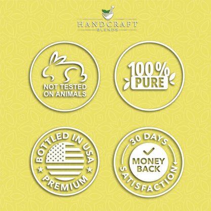 Handcraft Blends Lemon Essential Oil – 4 oz, 100% Pure & Natural | Premium Grade for Diffuser, Aromatherapy, Skin, Massage, Candle & Soap