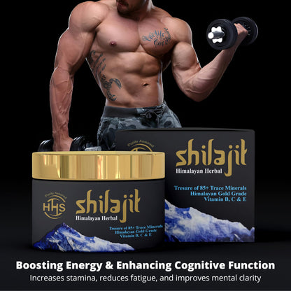Premium Himalayan Shilajit Resin – Lab-Tested Fulvic Acid & Mineral Complex, 30g Jar