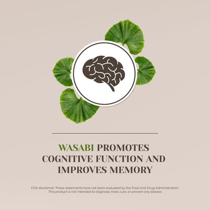 Wasabi Alcohol-Free Tincture Extract – Immune Support & Memory Booster (2 fl oz)