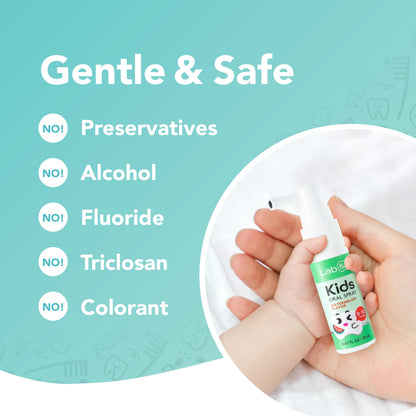 LAB52 Kids Oral Spray - Fluoride Free, Vanilla Xylitol (Newborn–Preschool)