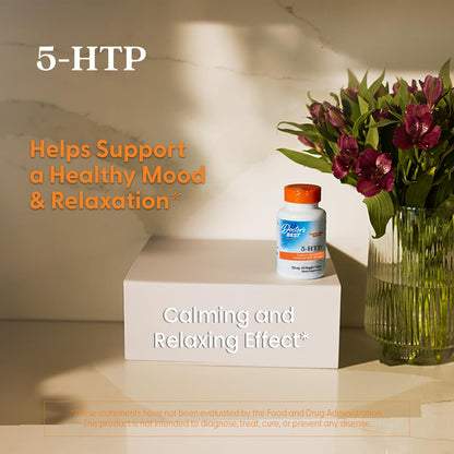 Doctors Best 5-HTP – Supports Mental & Emotional Well-Being | Non-GMO, Gluten Free, Soy Free, Vegan | 60 Veggie Caps