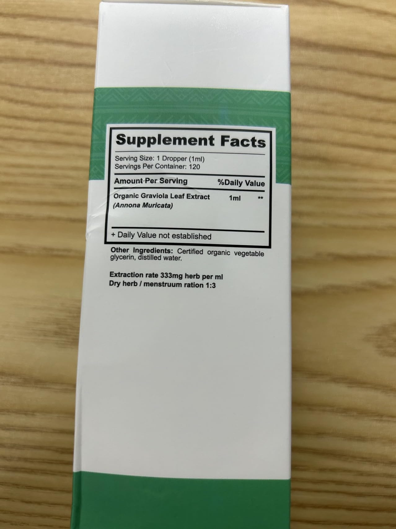 4 Fl Oz Soursop Graviola Leaf Extract Liquid Drops – Organic Guanabana Leaves, 120ml Big Capacity