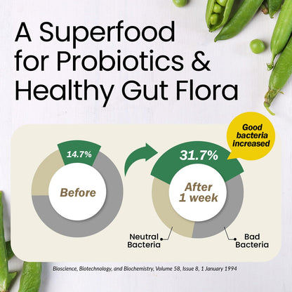 LABO Nutrition Bioactive Organic Fiber – Sunfiber PHGG Prebiotic Fiber for Digestive Health, 30 Sachets