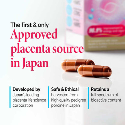 LABO Nutrition Le Ageless Placenta 99 with Ceramides - Placenta Supplement, 60 Capsules