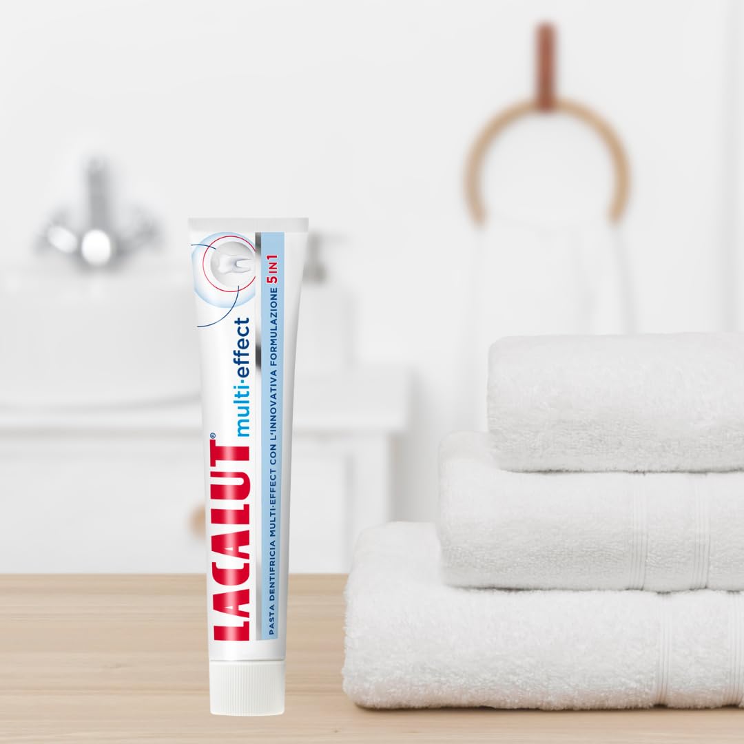Lacalut Multi Effect 5-in-1 Toothpaste 75ml for Adults – Unflavored | Naturwaren Italia srl