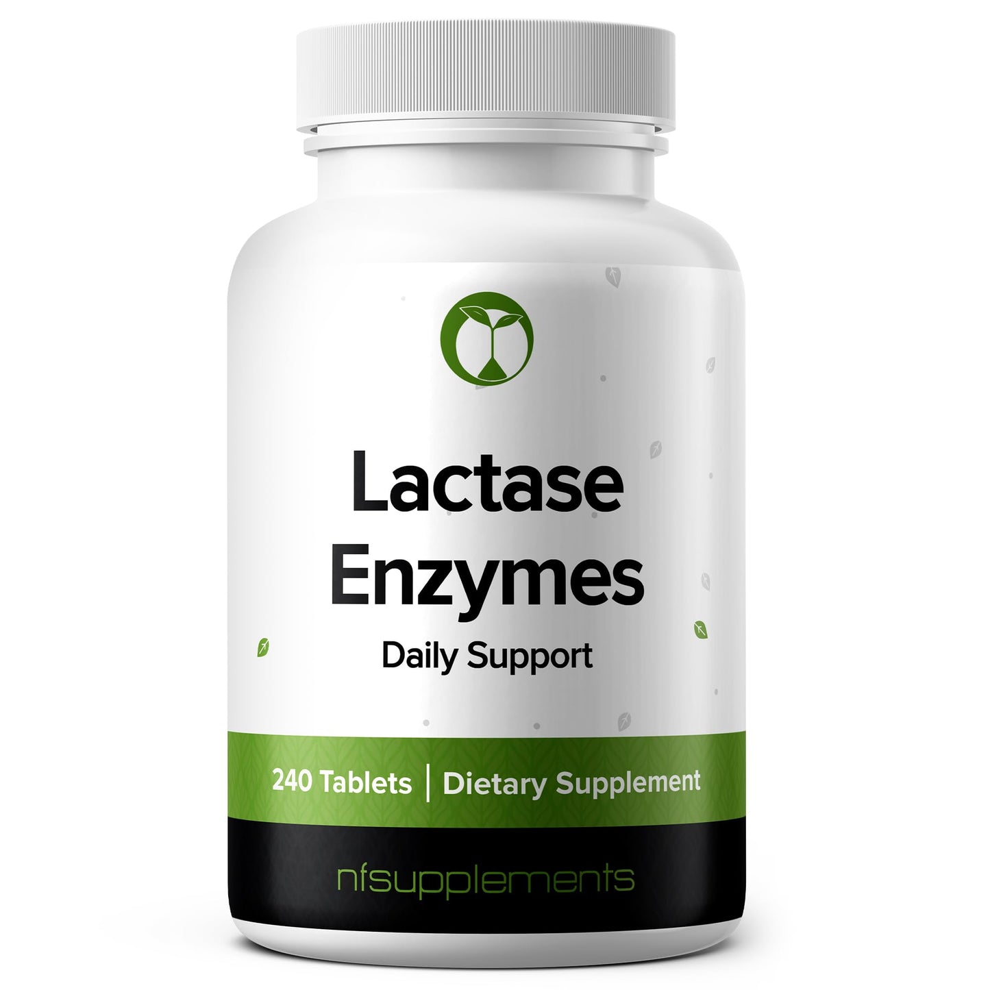 Lactase Supplement 240 Tablets - Gluten Free, Non-GMO, Vegan | 3000 FCC, 90 mg Enzyme