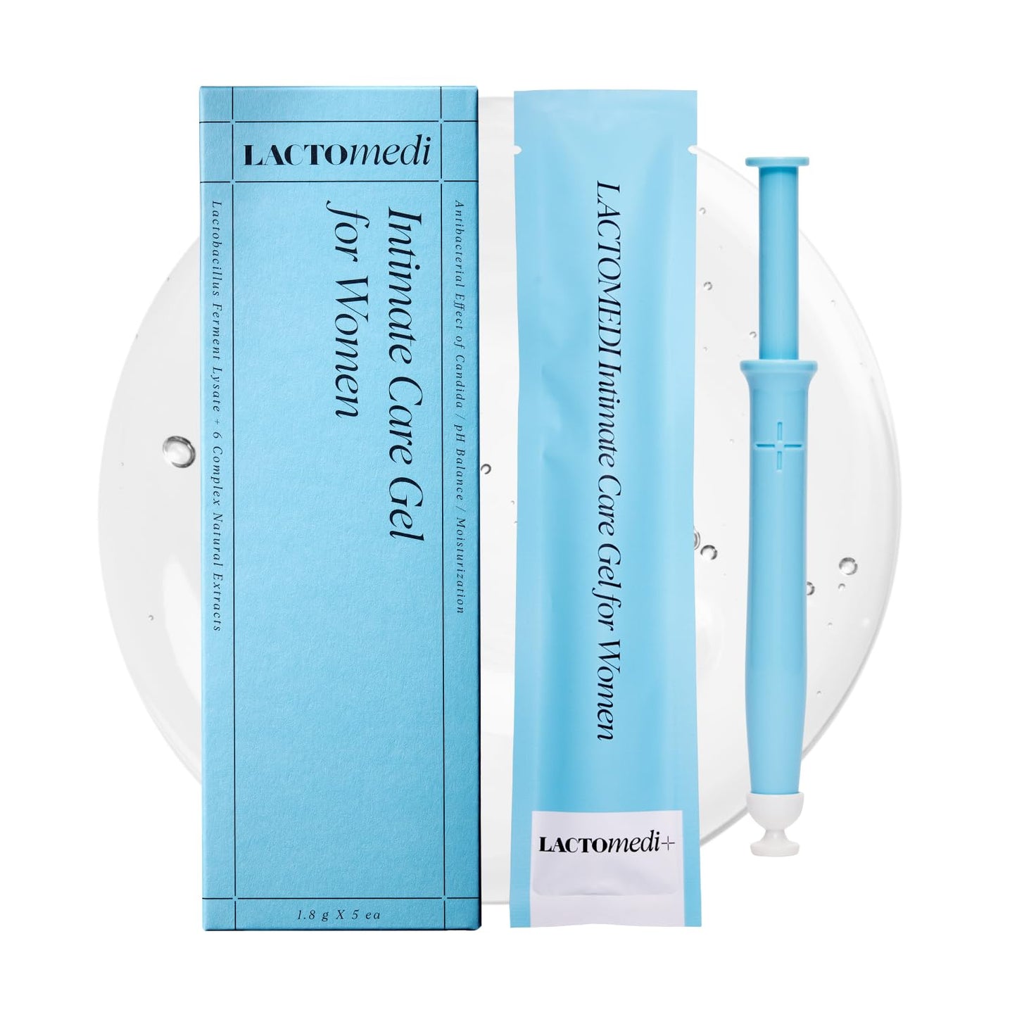 LACTOMEDI Intimate Care Gel | 5-Day Probiotic Care Package for pH Balance & Odor Control