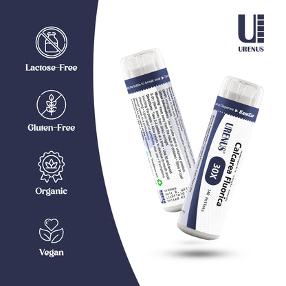 Cell Salt No. 1 Calcarea Fluorica (Calc Fluor) 30X Homeopathic Remedy 140 Pellets - EaseCap