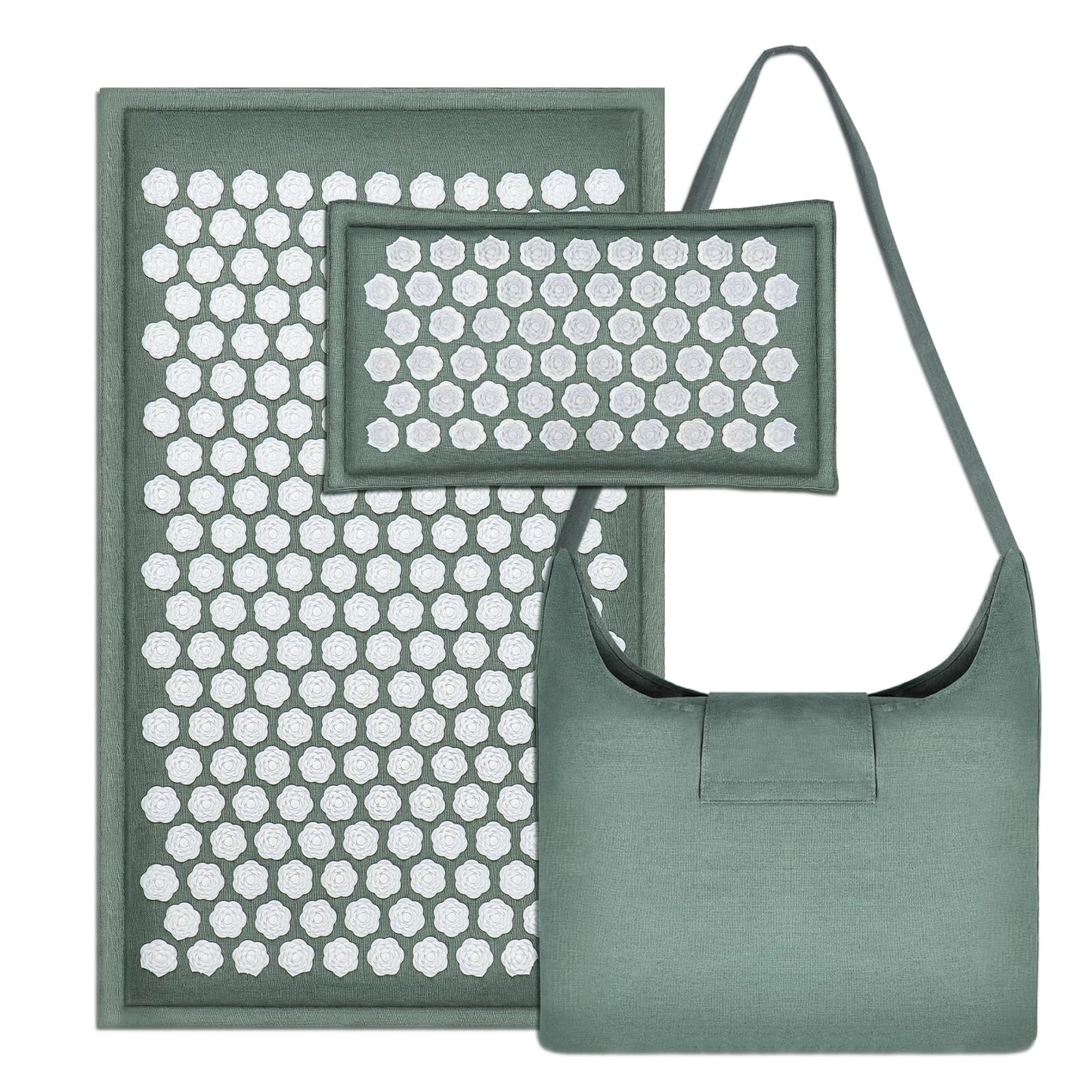 LadyRosian Acupressure Set for Back & Neck Pain Relief – Mat & Pillow