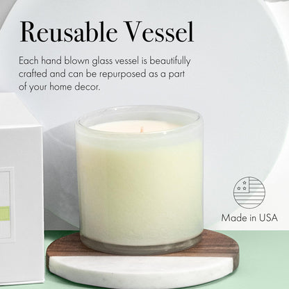 LAFCO New York Signature Candle Celery Thyme – 15.5 oz, 90-Hour Burn, USA Made