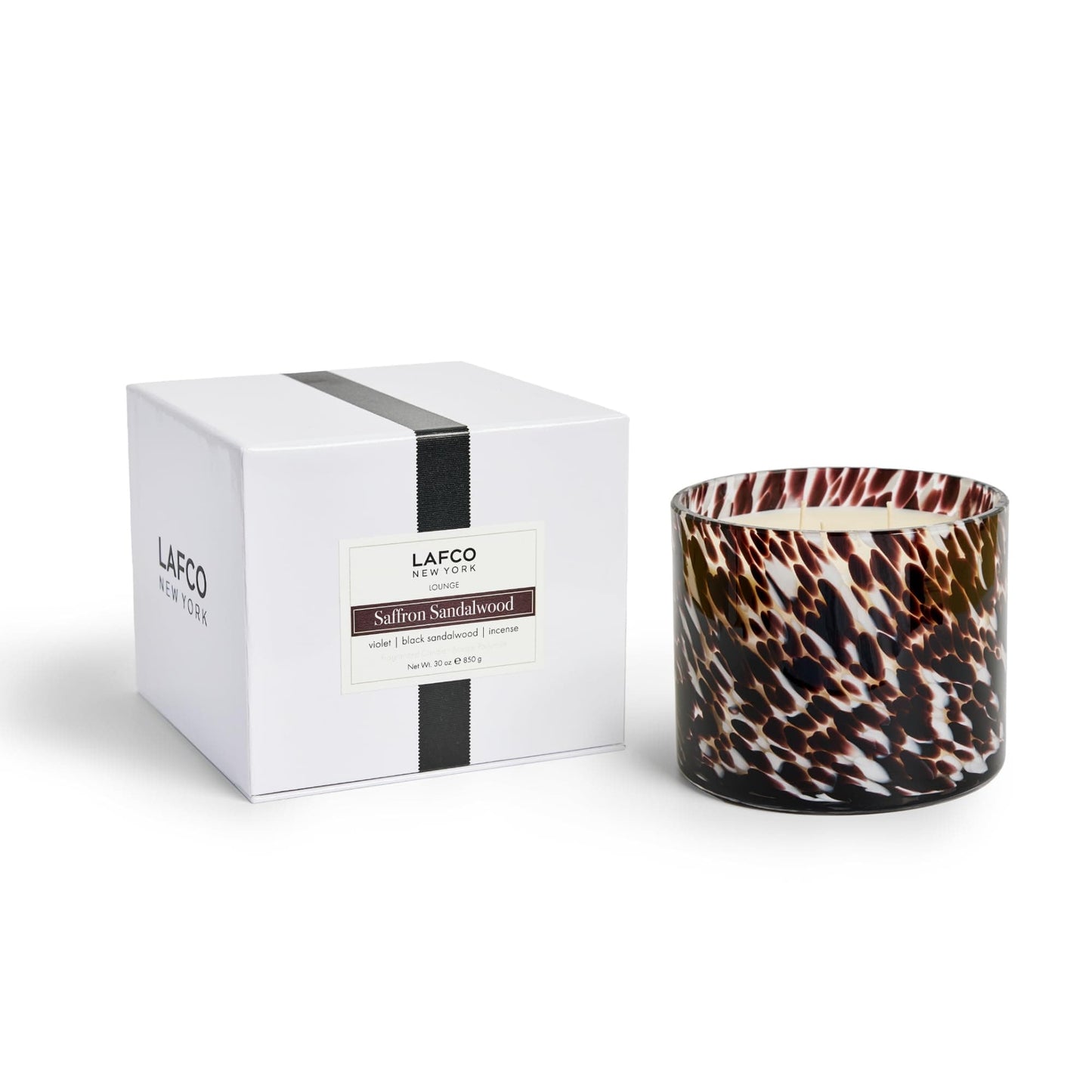 LAFCO New York Fall 3-Wick Candle – Saffron Sandalwood, 30 oz