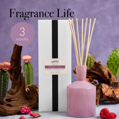 LAFCO New York Classic Reed Diffuser Midnight Cactus – 6 oz