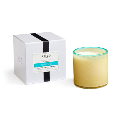 LAFCO New York Signature Candle – French Lilac, 15.5 oz, 90-Hour Burn, Reusable Glass Vessel, Made in USA