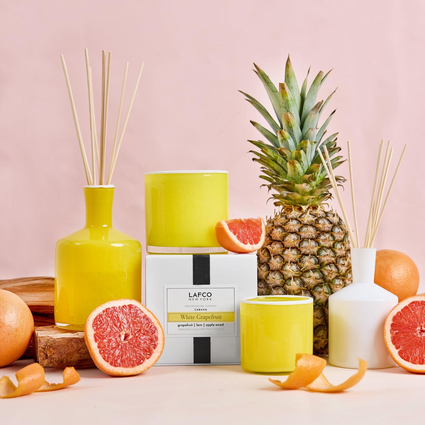 LAFCO New York Signature Candle – White Grapefruit, 15.5 oz, 90-Hour Burn Time