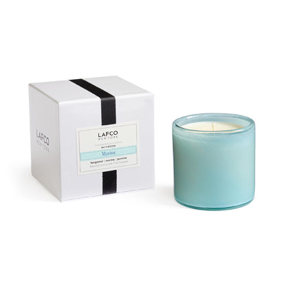 LAFCO New York Marine Signature Candle – 15.5 oz, 90-Hour Burn, USA Made