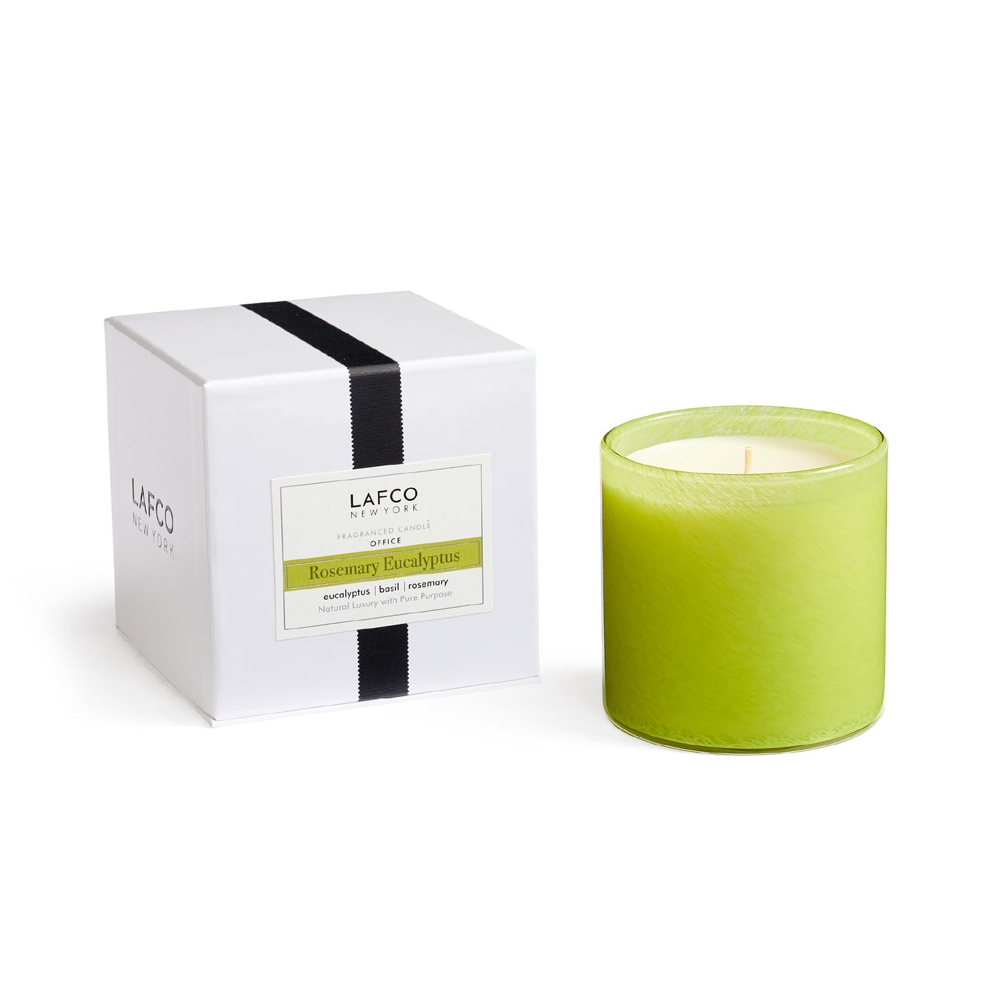 LAFCO New York Signature Candle – Rosemary Eucalyptus (15.5 oz, 90-Hour) | Made in USA
