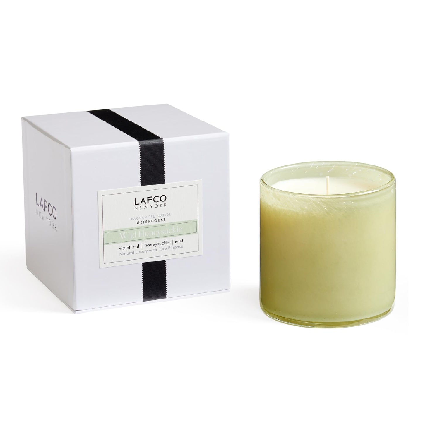 LAFCO New York Signature Candle, Wild Honeysuckle — 15.5 oz | 90-Hour Burn