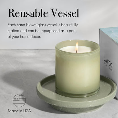 LAFCO New York Signature Candle, Wild Honeysuckle — 15.5 oz | 90-Hour Burn