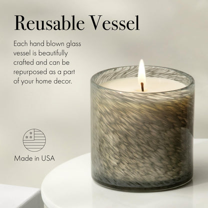 LAFCO New York Paradiso Fig Candle – 15.5 oz, 90-Hour Burn, Reusable Glass Vessel