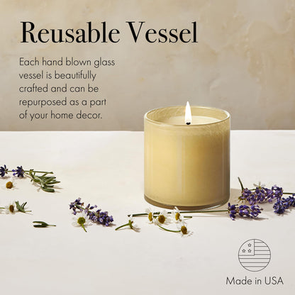LAFCO New York Signature Candle – Chamomile Lavender, 15.5 oz, 90-Hour Burn, USA Made