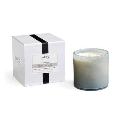 LAFCO New York Signature Candle - Spike Lavender | 15.5 oz, 90-Hour Burn