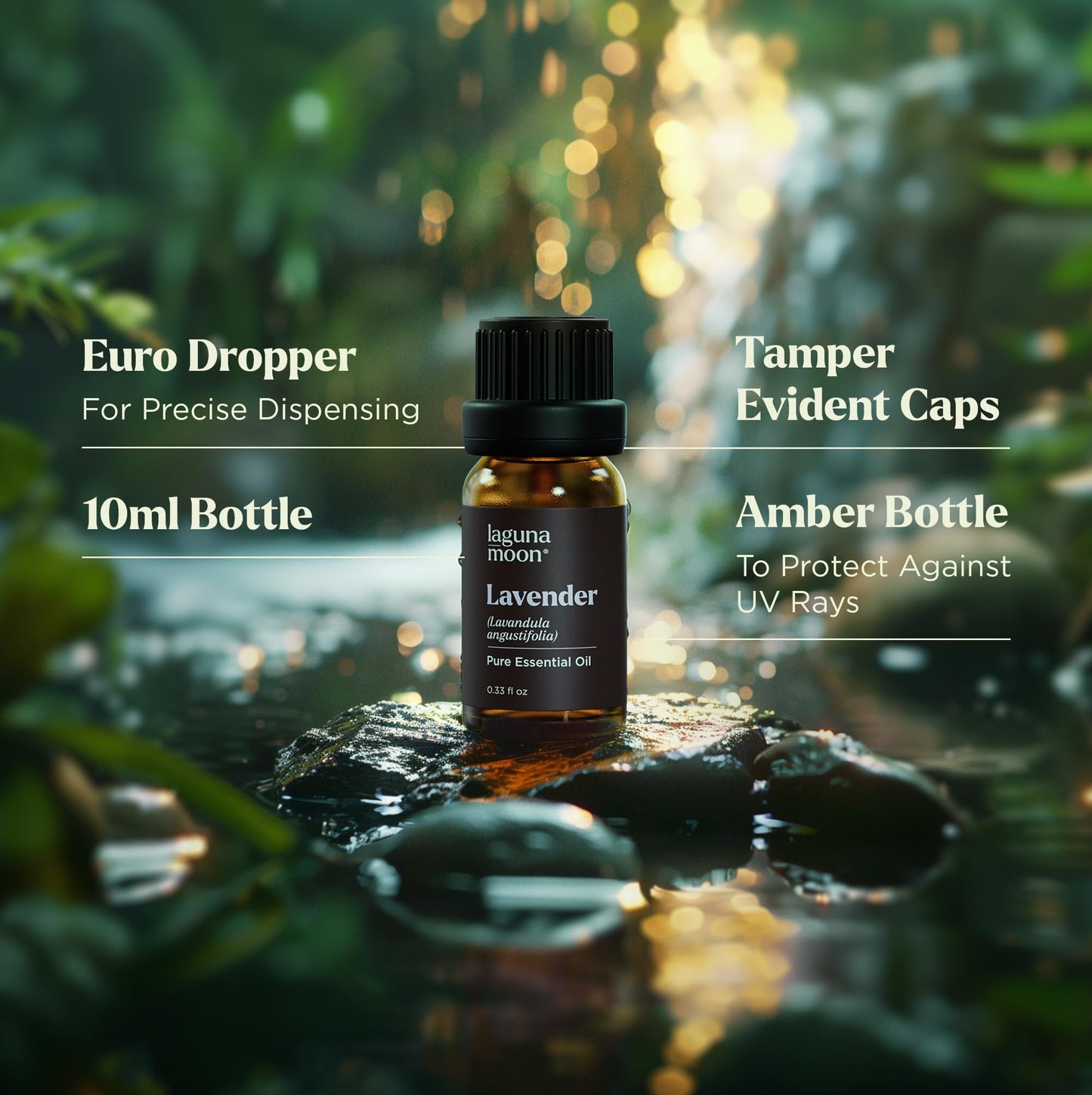 Lagunamoon Essential Oils Set - 20x 10ml Oils for Diffusers & Home