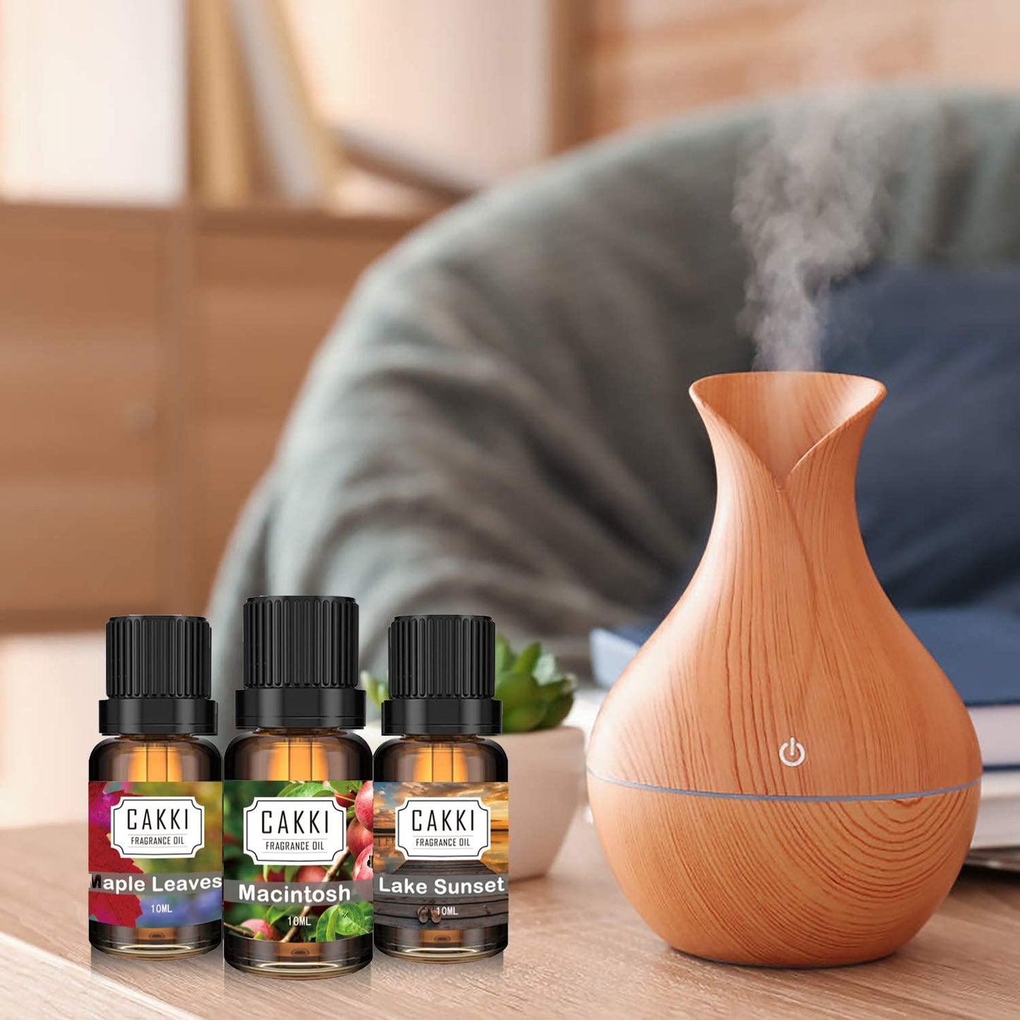 Autumn Essential Oils for Diffusers - CAKKI 6x10ml Fragrance Oils