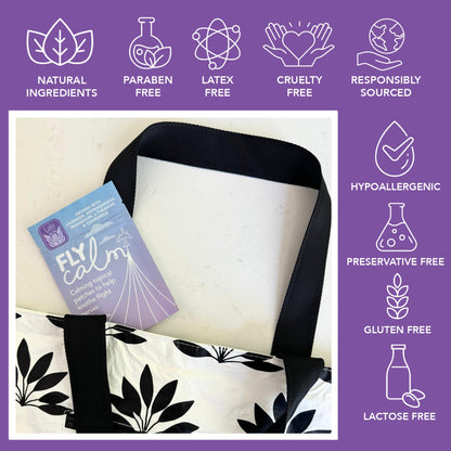 Laki Naturals Fly Calm Patch (2-Pack, 8 per Pack) – Plant-Based Travel Calm