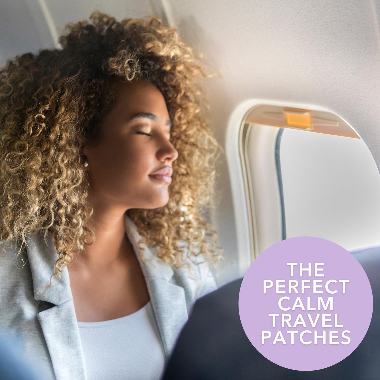 Laki Naturals Fly Calm Patch (2-Pack, 8 per Pack) – Plant-Based Travel Calm