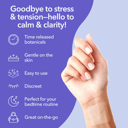 Laki Naturals Relax Patch (Pack of 8) – Natural Plant-Based Stress Relief & Sleep Support