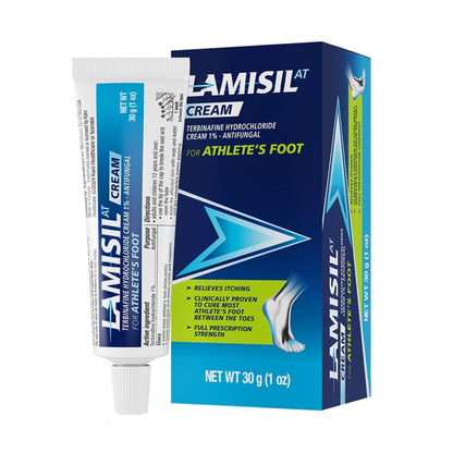 Lamisil 1 Week Athlete’s Foot Treatment Cream — Fast Relief, 1 oz
