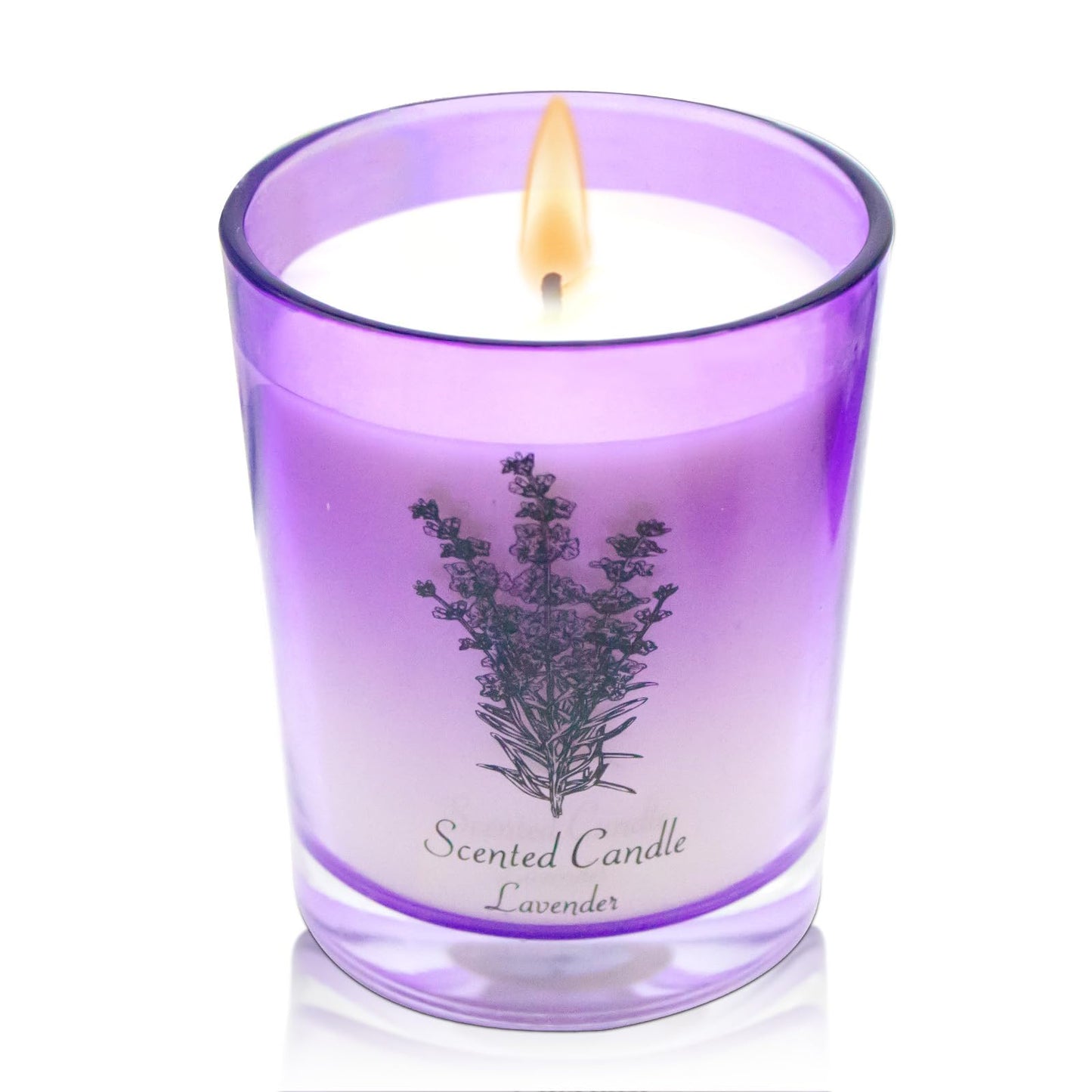 Lamway Lavender Soy Candle 8 oz — Aromatherapy, 45h Burn, Gift for Her