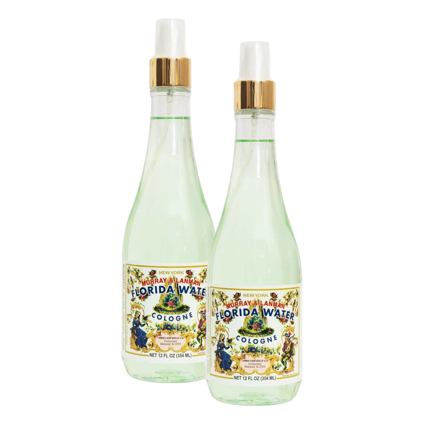 Lanman & Kemp (2 Pack) Florida Water Colonge Spray 12 Fl Oz, Spirtual Cleansing, Agua de Flordia