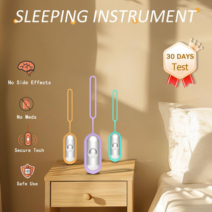 LANSIGOGBGS Sleep Instrument – Portable Brain Massage for Deep Sleep (Purple)