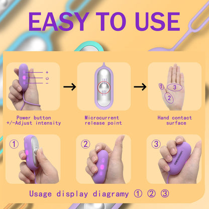 LANSIGOGBGS Sleep Instrument – Portable Brain Massage for Deep Sleep (Purple)