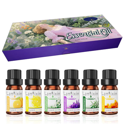 Lantixin Essential Oil Blends 6-Pack | Aromatherapy Oils